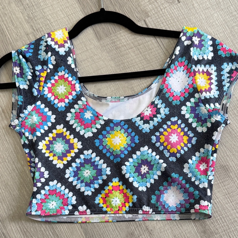 Blackmilk “Quilted” crop top